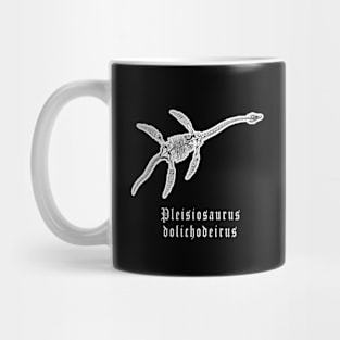 🦖 Fossil Skeleton of a Plesiosaurus dolichodeirus Dinosaur Mug